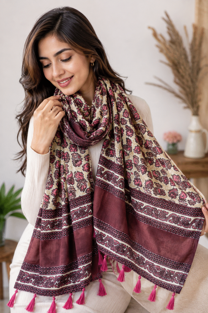 Cotton scarf