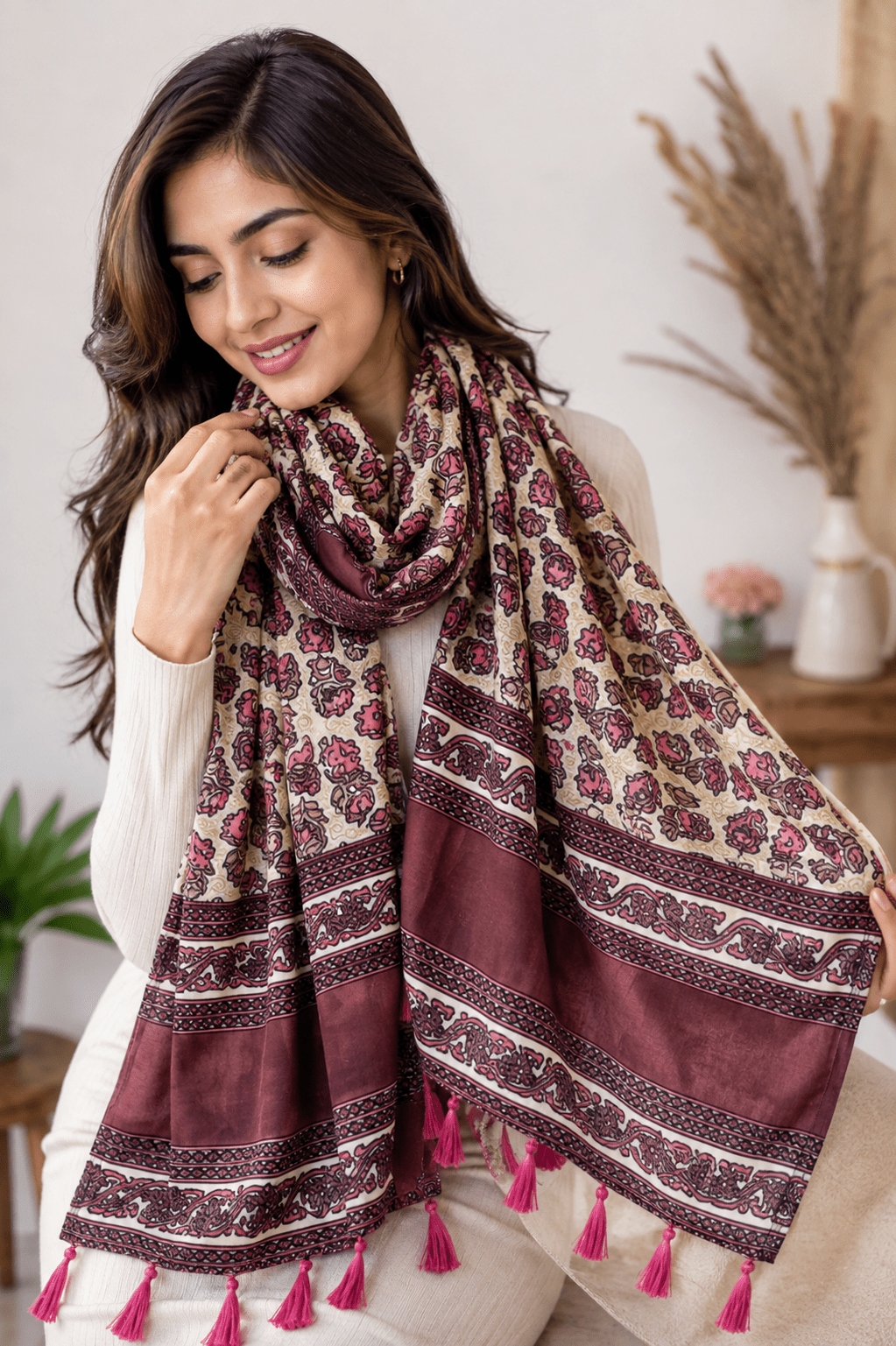 Cotton scarf
